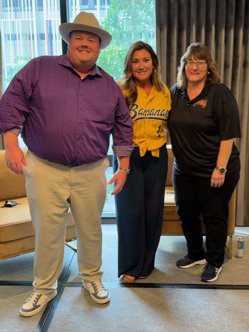 Trey Hinson with colleagues at an industry event